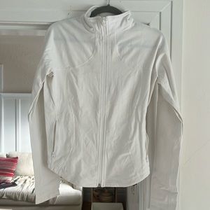 Lululemon white zip jacket